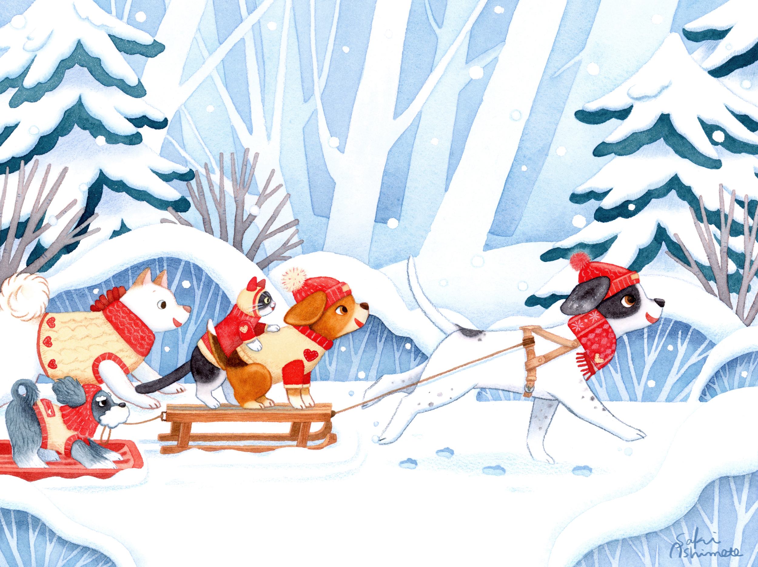 2026年カレンダー – 2026 Calendar [Friends with Tails Collection]