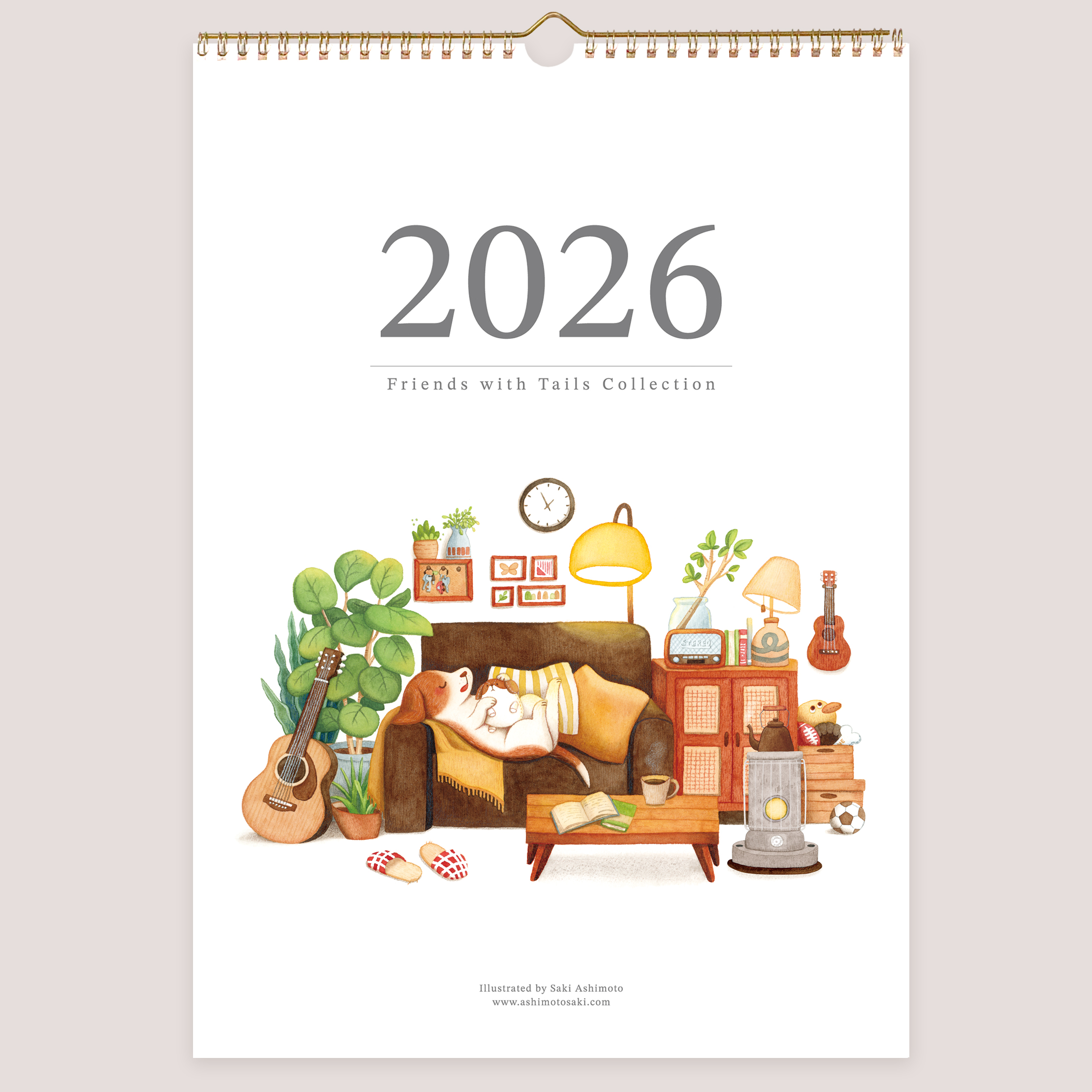 2026年カレンダー – 2026 Calendar [Friends with Tails Collection]